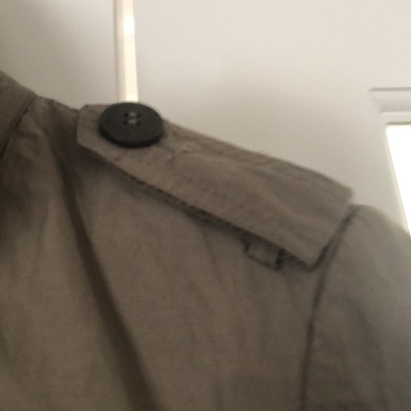 Esprit collection, Us8, crash-look Trenchcoat& belt& shoulder straps, well made - Picture 5 of 10